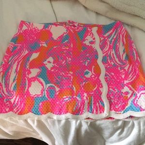 Lilly Pulitzer Scalloped Skort
